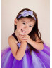 Purple Flower Girl Dress Lavender Tutu Dress
